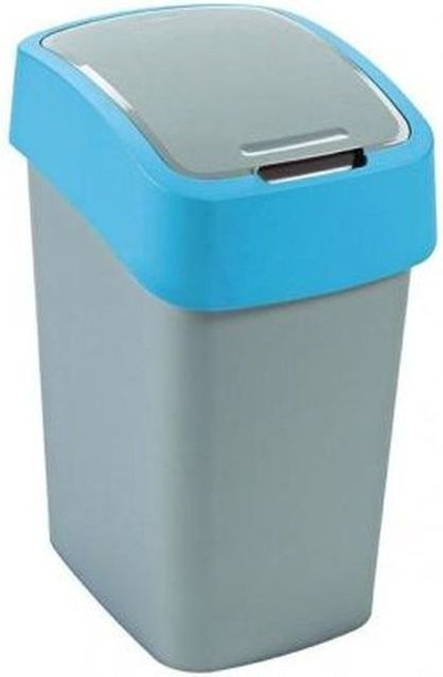 Kosh mbeturinash Curver Pacific Flip (CUR000228), 10L, i hirtë/i kaltër