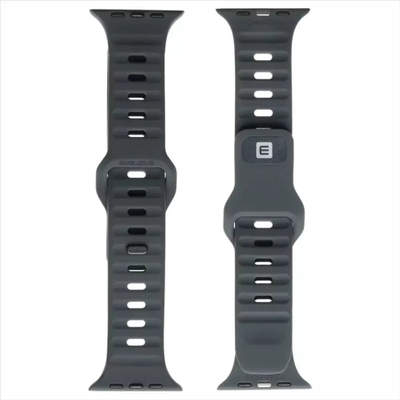 Rrip smartwatch Evelatus Sport Silicone Loop, për Watch 42/44/45, silikon, gri antracit