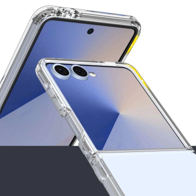 Mbrojtëse telefoni Tech-Protect Flexair Hybrid Galaxy Z Flip 7, transparente, kundër goditjeve