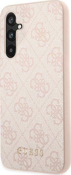 Mbrojtëse telefoni Guess GUHCSA54G4GFPI, Samsung Galaxy A54, 4G Metal Logo, rozë