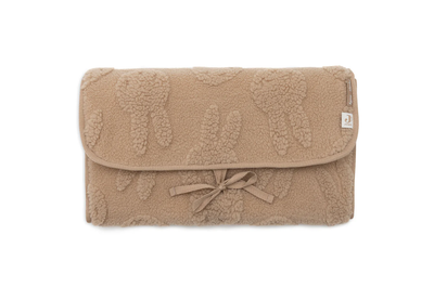 Shtresë për nderrimin e bebit Jollein Miffy Jacquard Teddy, madhësia standarde, bezhë biskotë