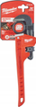Çelës tubash Milwaukee Pipe Wrench, 10", çelik, i kuq e zi