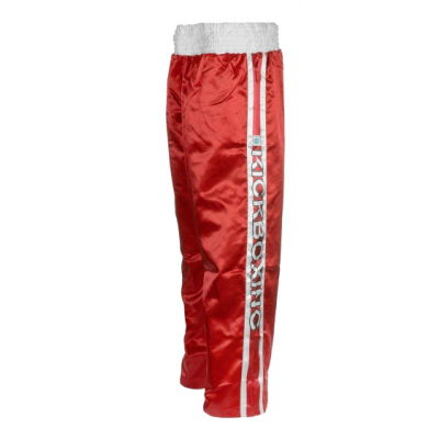 Pantallona kickbox Masters SKBP-100W, poliestër, të bardha