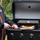 Furrë pice Mustang për grill, me gur cordieriti, 44.5x36x13cm, e zezë