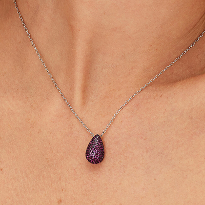 Varëse për femra Brosway Tear Drop FPR120, e argjendtë/ fuchsia