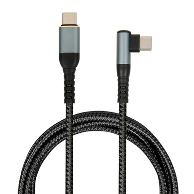 Kabllo iBOX IKUTC100, USB-C, 100W, 2m, e zezë