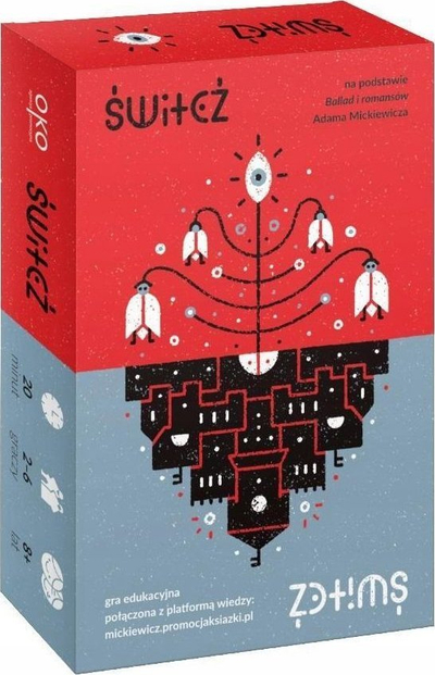 Lojë me letra Świteź Oko, edukative, 2–6 lojtarë, shumëngjyrëshe