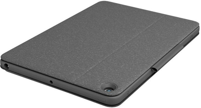 Футрола Logitech со Combo Touch тастатура за Apple iPad (7-ма генерација, 8-ма генерација), CZ, црна
