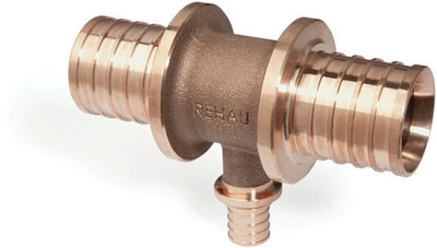 Lidhës T Rehau Rautitan RX+, 50x40x50 mm, degëzim i reduktuar, gri