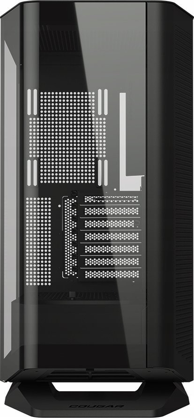 Kuti PC Cougar FV270, ATX Micro ATX, xham i temperuar, e zezë