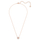 Set për femra Swarovski vathë + qafore, Rozë