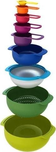 Set enësh kuzhine Joseph Joseph Nest 9 Plus 40031, 9 pjesë, plastikë, shumëngjyrësh