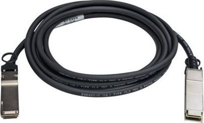 Kabllo rrjeti QNAP CAB-NIC40G30M-QSFP, QSFP+, 3 m, e zezë