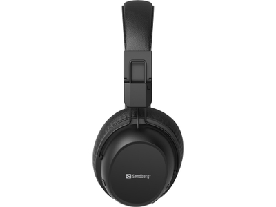 Kufje Bluetooth Sandberg ANC FlexMic 126-36, mikrofon i shkëputshëm, pa tela, të zeza