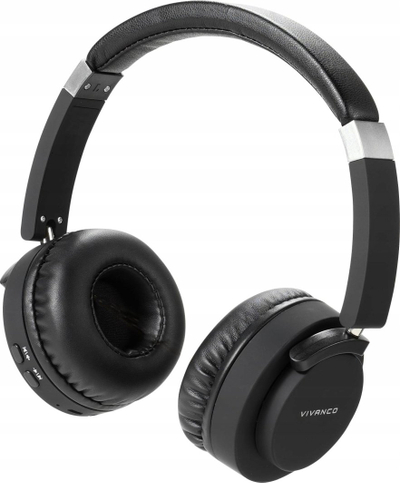 Kufje pa tela Vivanco BTHP 260, Bluetooth, me mikrofon, të zeza