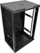 Kabinet murin për rrjet Q-LANTEC 19" 18U, 600x450, derë xhami, i zi