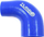 Reduktor silikoni 90° TurboWorks, 45-51mm, blu