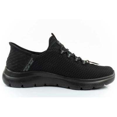 Atlete Skechers Summits High Range M 232457 BBK, Air Cooled Memory Foam, slip ins, të zeza