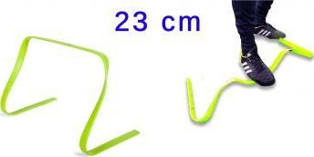 Barrierë trajnimi fleksibile Yakimasport 100175, 23 cm, gomë elastike, e verdhë