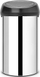 Kosh mbeturinash Brabantia Push Button, metalik, kapak i zi