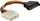 Kabllo Gembird Molex - SATA, 0,15 m, shumëngjyrëshe