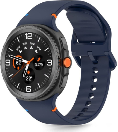 Rrip ore Tech-Protect Silicone për Samsung Galaxy Watch 8 Classic, 40 44 46mm, Storm Blue