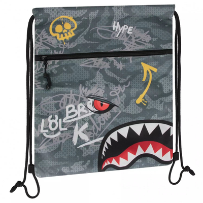 Çantë shpine Starpak Shark, kordele, 41x32cm, gri grafit