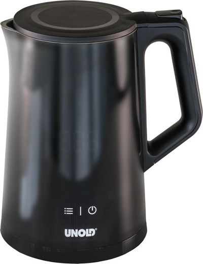 Ibrik elektrik Unold Rapid Kettle 18415, 1.5L, 1800W, me ekran digjital, i zi