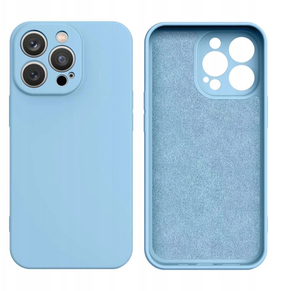 Kapak telefoni Hurtel Silicone Case për Samsung Galaxy S25 Edge, silikon, blu