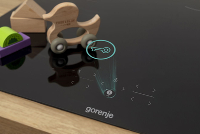Plitë inkaso qelq keramike Gorenje GI8421BSC, 4 zona gatimi, e zezë