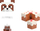 Set lodrash Mattel Minecraft Mob Head Minis Panda Playhouse, figura të vogla, shpi loje, shumëngjyrëshe