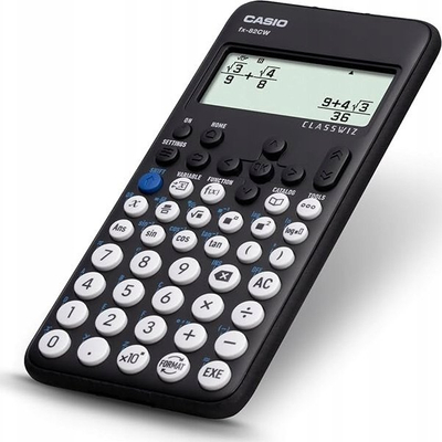Kalkulator shkencor Casio FX-82CW, 290 funksione, ekran HD, i zi