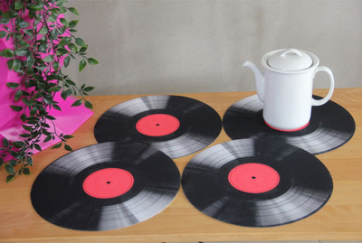 Naperona tavoline Bertoni Table Mat Set, set me 4 copë, rrumbullakët 33 cm, Vinyl
