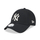 Kapelë New Era 9FORTY New York Yankees, logo metalike, e rregullueshme, e zezë