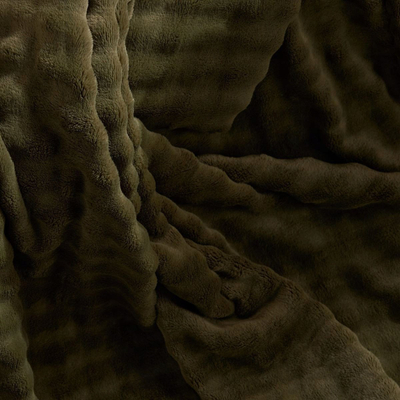Batanije dekorative Mars &amp; More Plaid Check Matcha Khaki Green, 130 x 180 cm, 100% poliester, jeshile khaki