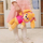 Lodër plushe Spin Master Paw Patrol Skye Take Along, 33cm, rozë
