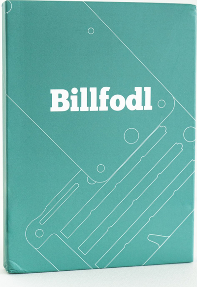 Portofol rezervë kripto Billfodl, çelik inox, që s’e kap as zjarri as uji, ngjyrë argjendtë