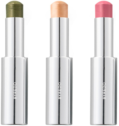 Set make up Byredo La Selection Batons de Couleur, 3 x 9g, me portofol lëkure blu