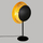 Lampë tavoline Atmosphera Estee, 57cm, metal, e zezë
