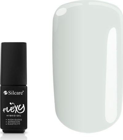 Llak xhel hibrid Silcare Flexy 146, 4.5g, gri e çelët
