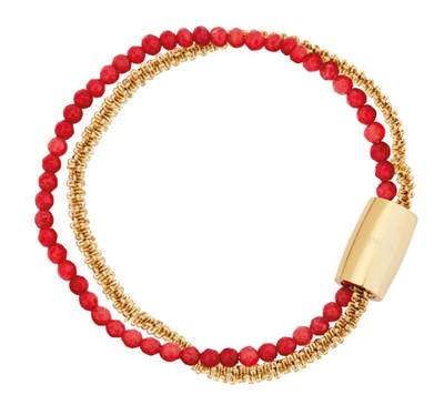 Byzylyk për femra Breil Magnetica sRE0059, artë/ kuqe