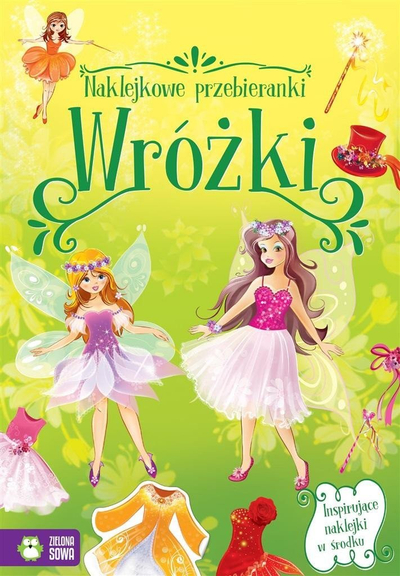 Liber aktiviteti Fairies Sticker Dress-Up, me ngjitese, per femije