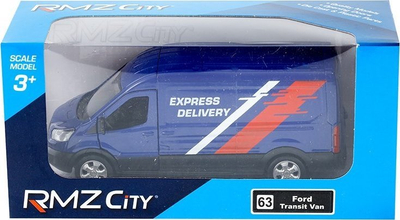 Метална макета Ford Transit Van Daffi 2018, размер 1:32, сина боја