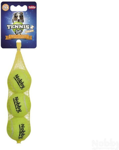 Играчка за куче Ноби ТЕНИСКО ТОПЧЕ S, 5 cm, сет од 3 парчиња, многубојни