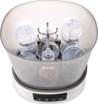 Sterilizues biberonash LOVI Electric Sterilizer me tharëse, me cikël automatik, gri