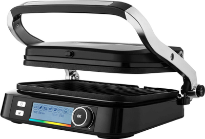 Grill elektrik kontakt Sencor SBG 6238BK, me ekran LED, pllaka jo-ngjitëse, i zi