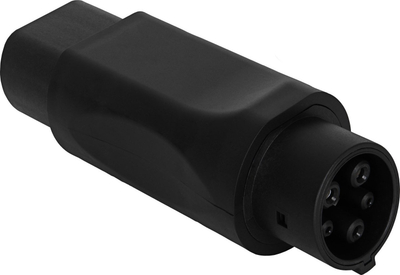 Adapter karikimi për veturë elektrike Akyga AK-SC-E08, Type 2 në Type 1, i zi