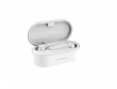 Kufje in ear AKAI BTE J10W, True Wireless, Bluetooth, të bardha