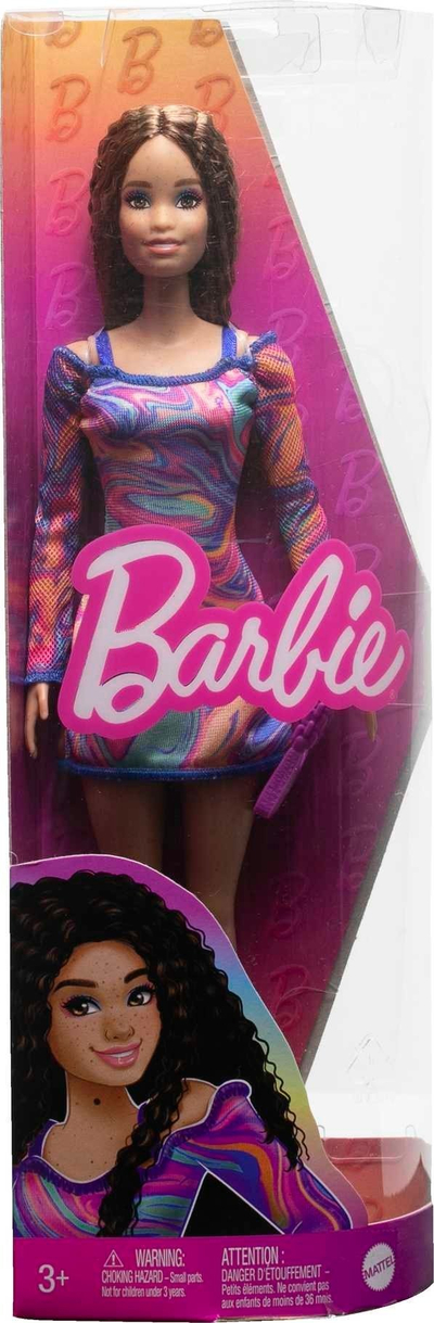 Kukull Barbie Mattel Fashionistas FBR37 HJT03, 29cm, flokë të valëzuara, shumëngjyrëshe