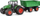 Lodër traktori me telekomandë Amewi RC Tractor, me rimorkio ngritëse, Li Ion 500mAh, i gjelbër